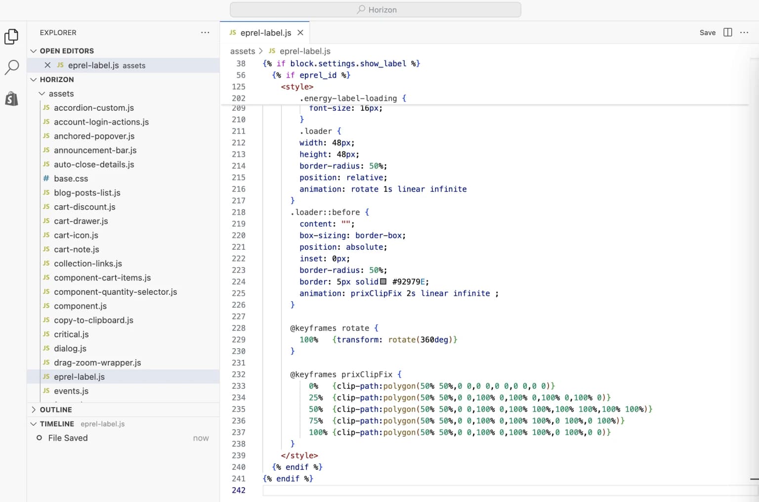 Adding translation strings to the locale file